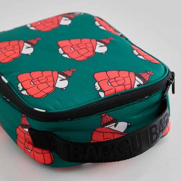 NWT Baggu Lunch Box - Peanuts - Puffer Snoopy Red - Picture 2 of 3